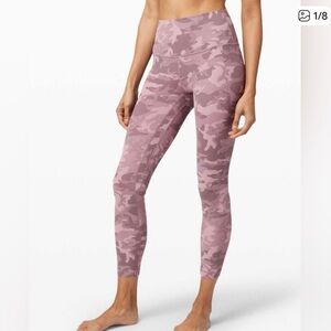Lululemon Camouflage Leggings - Purple - 25" *final sale*